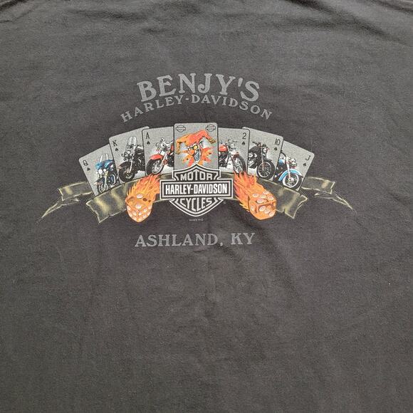 Vintage Harley Davidson 2006 Men's 2XL Ashland KY Graphic T Shirt - Picture 6 of 8